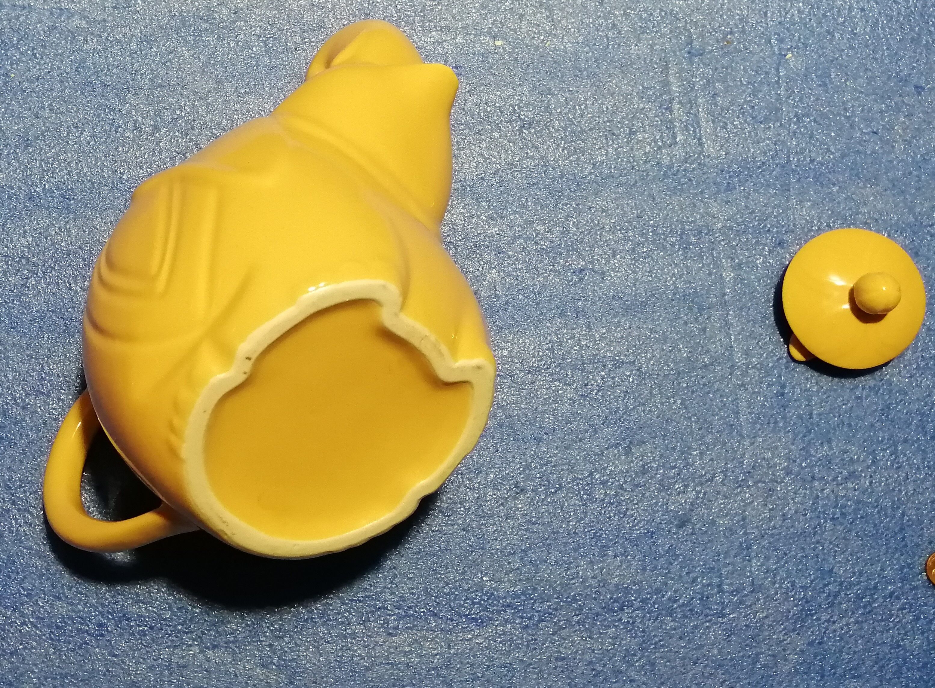 Vintage elephant-shaped teapot