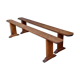 Paire de bancs en merisier 220 cm