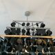 Chandelier Kare Design Pampille circa 1980