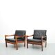 Fauteuils par Illum Wikkelsø pour Niels Eilersen, années 1950, ensemble de 2