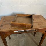 Solid wood desk with a drawer 1900