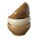 Set of three ceramic bowls