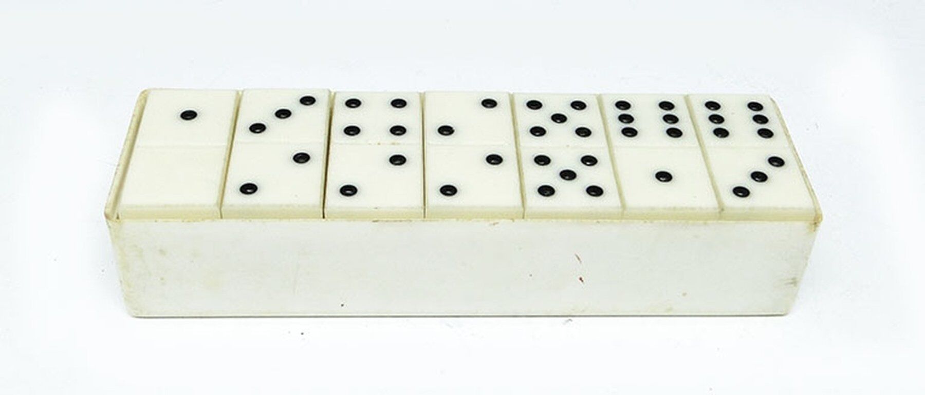Postmodern domino game, USSR, 1970s, set of 28