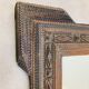 Miroir "tramp art" art populaire 103 x 76 cm