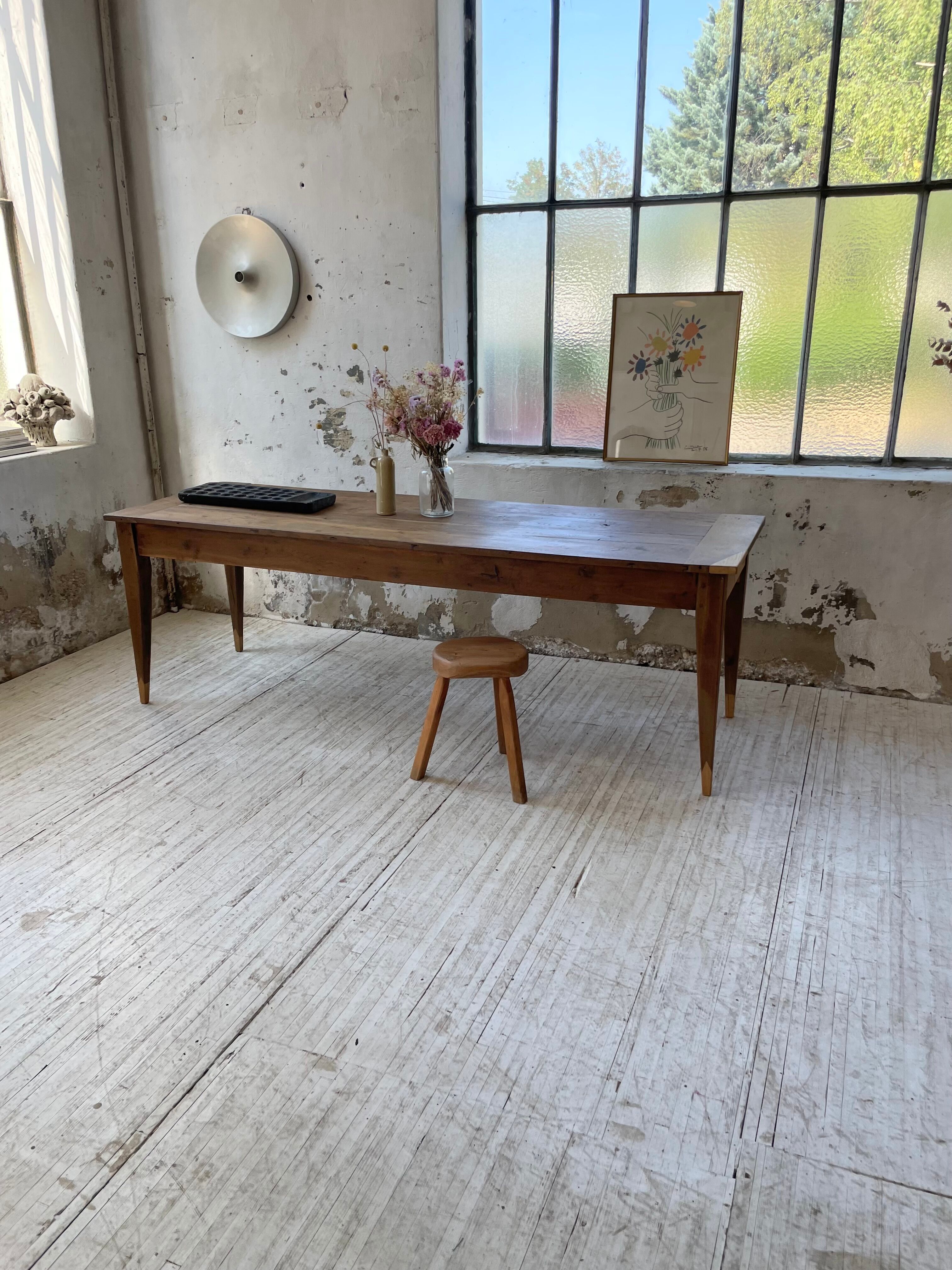 Oak farmhouse table
