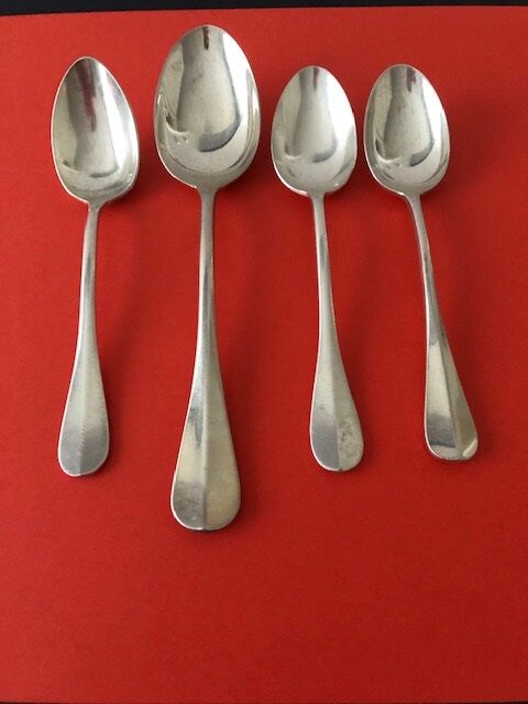 4 teaspoons, mocha Broggi Italy, model Baguette