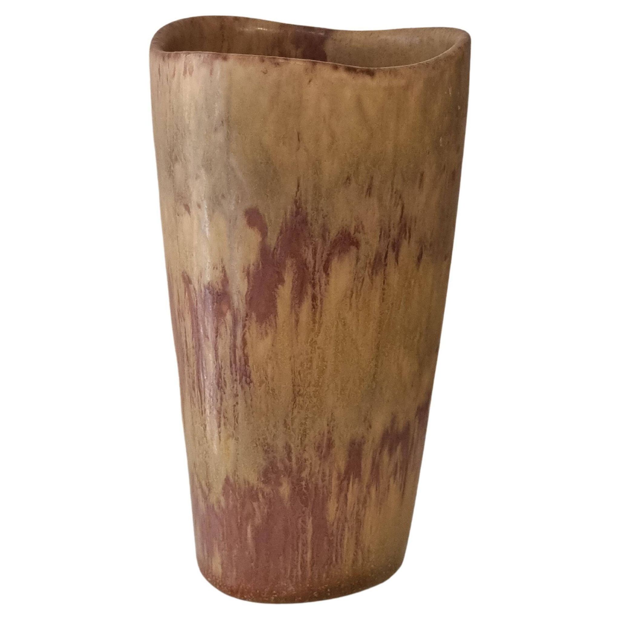 Gunnar Nylund, vase en grès, Rörstrand, Scandinavian Modern / Midcentury