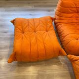 Togo set: 2 seater sofa, 2 corner sits and 1 pouf