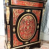 Straight Boulle marquetry support unit