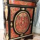 Straight Boulle marquetry support unit