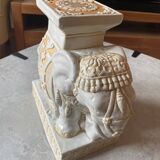 White ceramic elephant