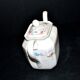 Old Paris porcelain herbal tea pot – hand-painted polychrome decoration, 19th century