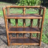 Rattan shelf