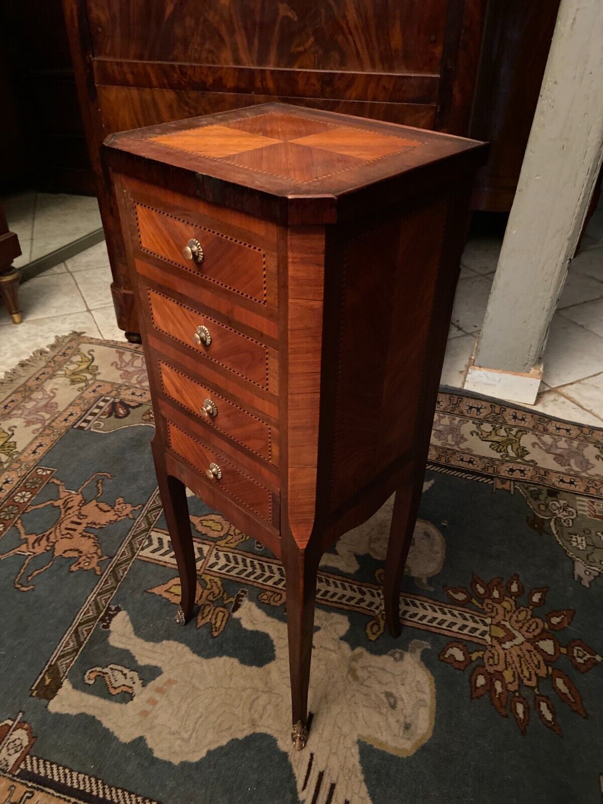 End of sofa holder pot harness pedestal bedside inlaid style Transition