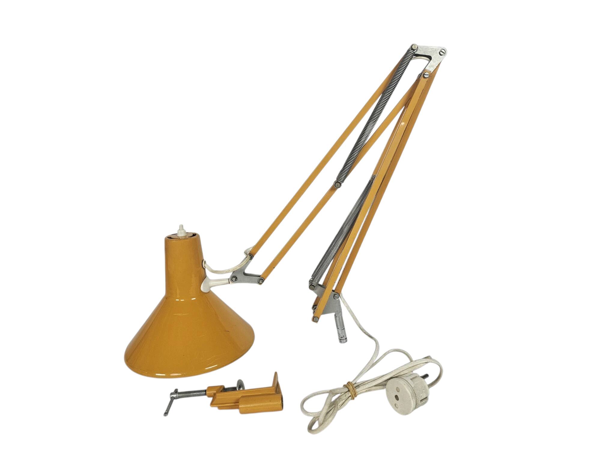 HCF - architect's lamp - clamp lamp - model 84 - Denmark - 1970s