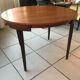 Extension table and 4 chairs by Hans Olsen edited by Frem Rolje