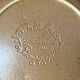 5 flat plates in stoneware