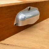 Solid oak farm table with 1 drawer