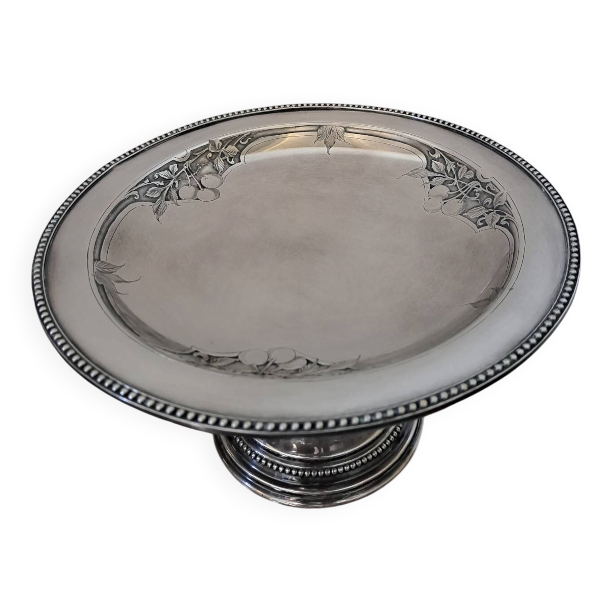 Silver-plated cup. Vintage.