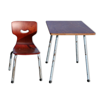 Children's desk and chair galvanitas oosterhout