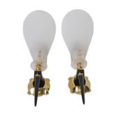 Applique blanche forme cornet