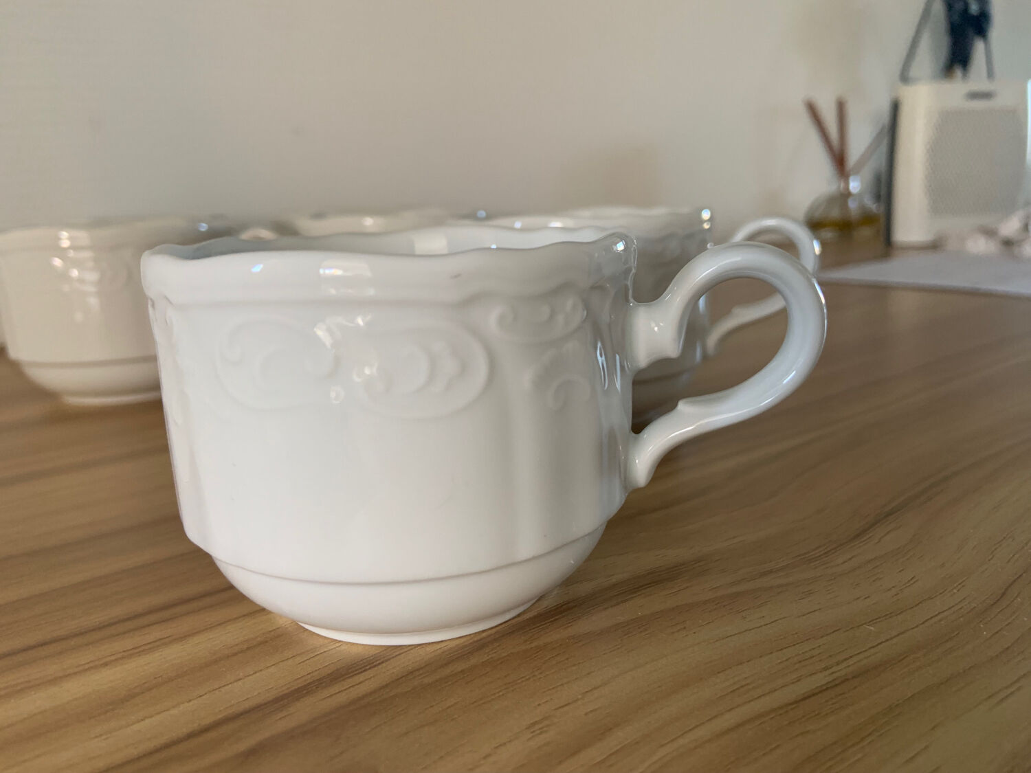 Tasses Bareuther Bavaria blanches