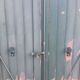 Pair of oak shutters with louvers 200x115,5cm