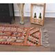 1970s Vintage Turkish Hand-Knotted Wool Cotton Orange Runner Rug 86x288