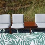 Karl Sørlie & Sønner 3-seater modular bench and coffee table