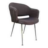 1970s tweed conference chair