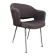 Fauteuil conférence en tweed 1970