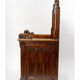 Neo-Gothic armchair in walnut, 19th century