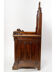 Fauteuil néogothique en noyer, XIXème siècle