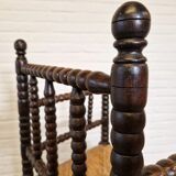 Antique Dutch bobbin chair, 1920s