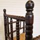 Antique Dutch bobbin chair, 1920s