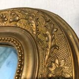 Former Louis Philippe mirror, mercury ice, 97x71cm