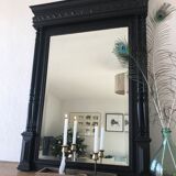 Mirror black trumeau - 107x81cm