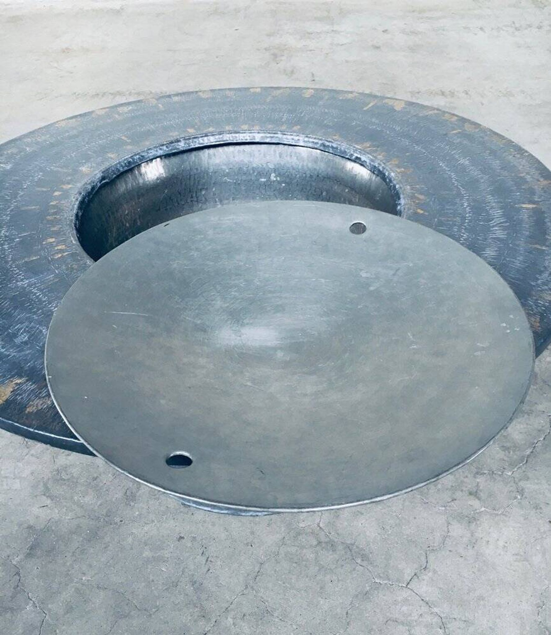 Handmade Folk Art Bar Coffee Table, India, 1970s