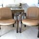 Pair of lounge armchairs from the high-end brand ATAL.