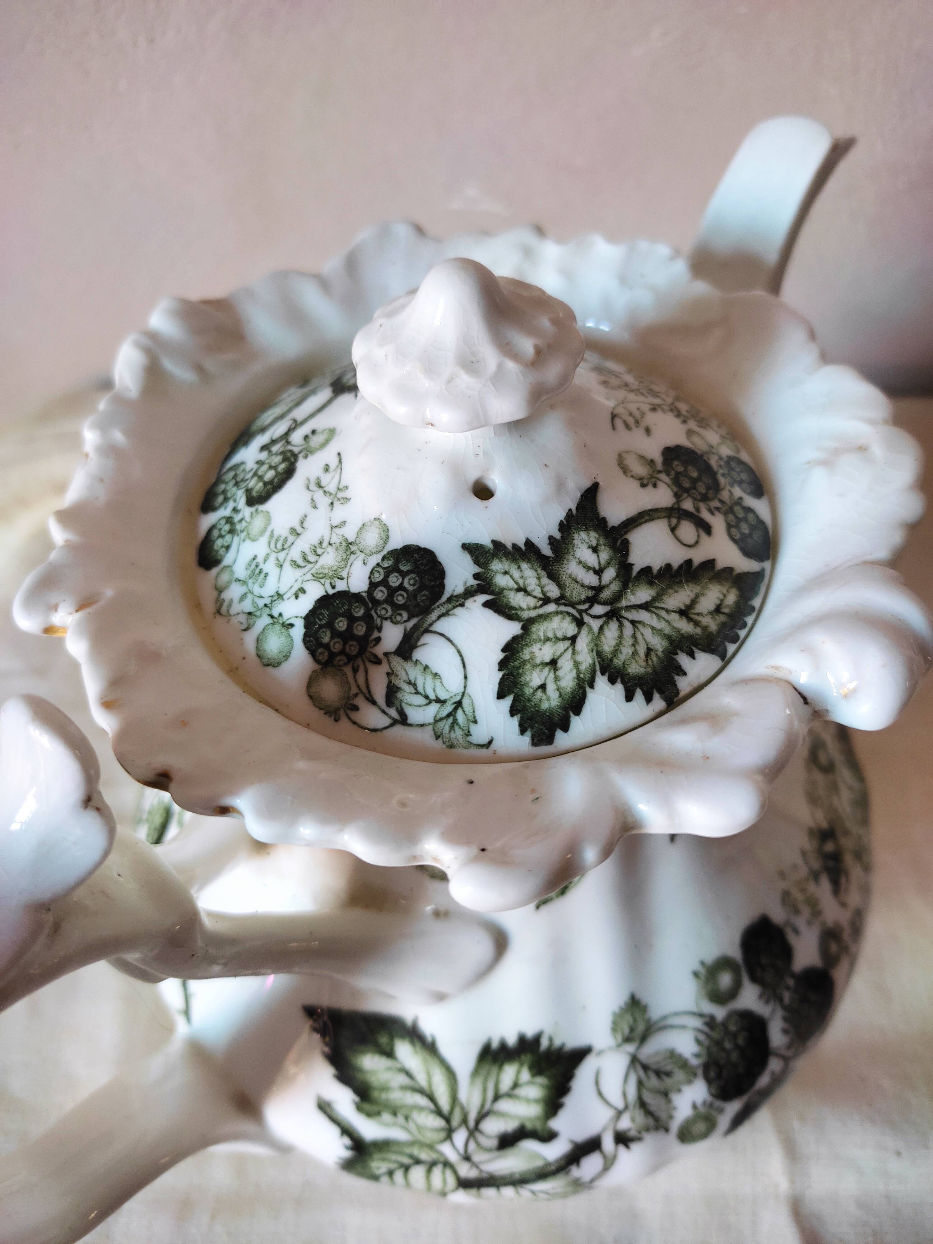 English earthenware teapot