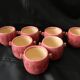 7 small ceramic pots by Jacques LACHENY. Saint Amand en Puisaye.