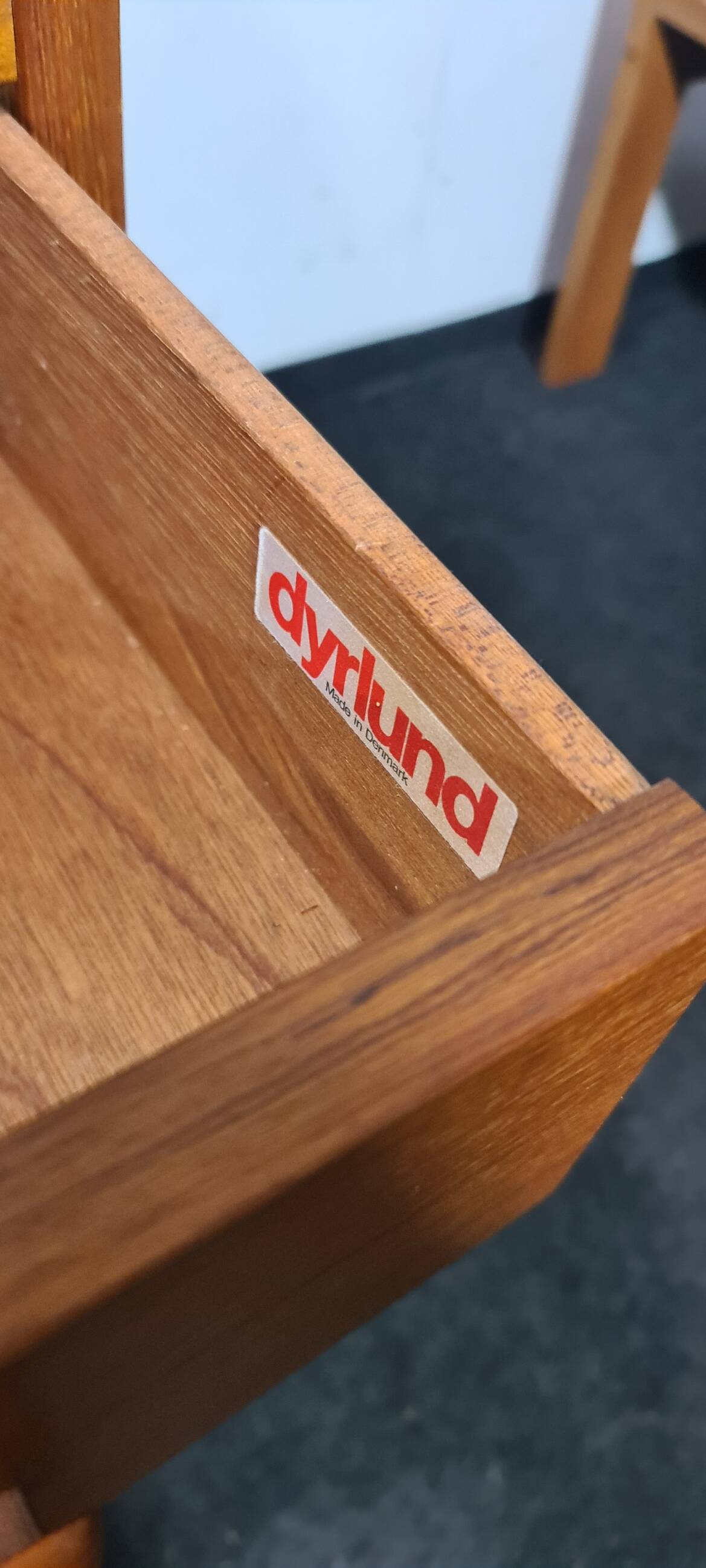 Vintage Danish design secretary desk by Dyrlund