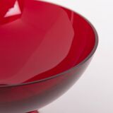 Vintage glass bowl from Monica Bratt for Reijmyre Glasbruk, Sweden 1950’s