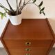 Vintage teak chest of drawers/commode