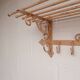 Vintage wrought iron coat rack