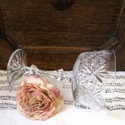 Large crystal bowl, ideal as a centrepiece or candlestick.