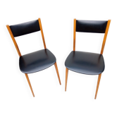 Paire de chaises scandinaves