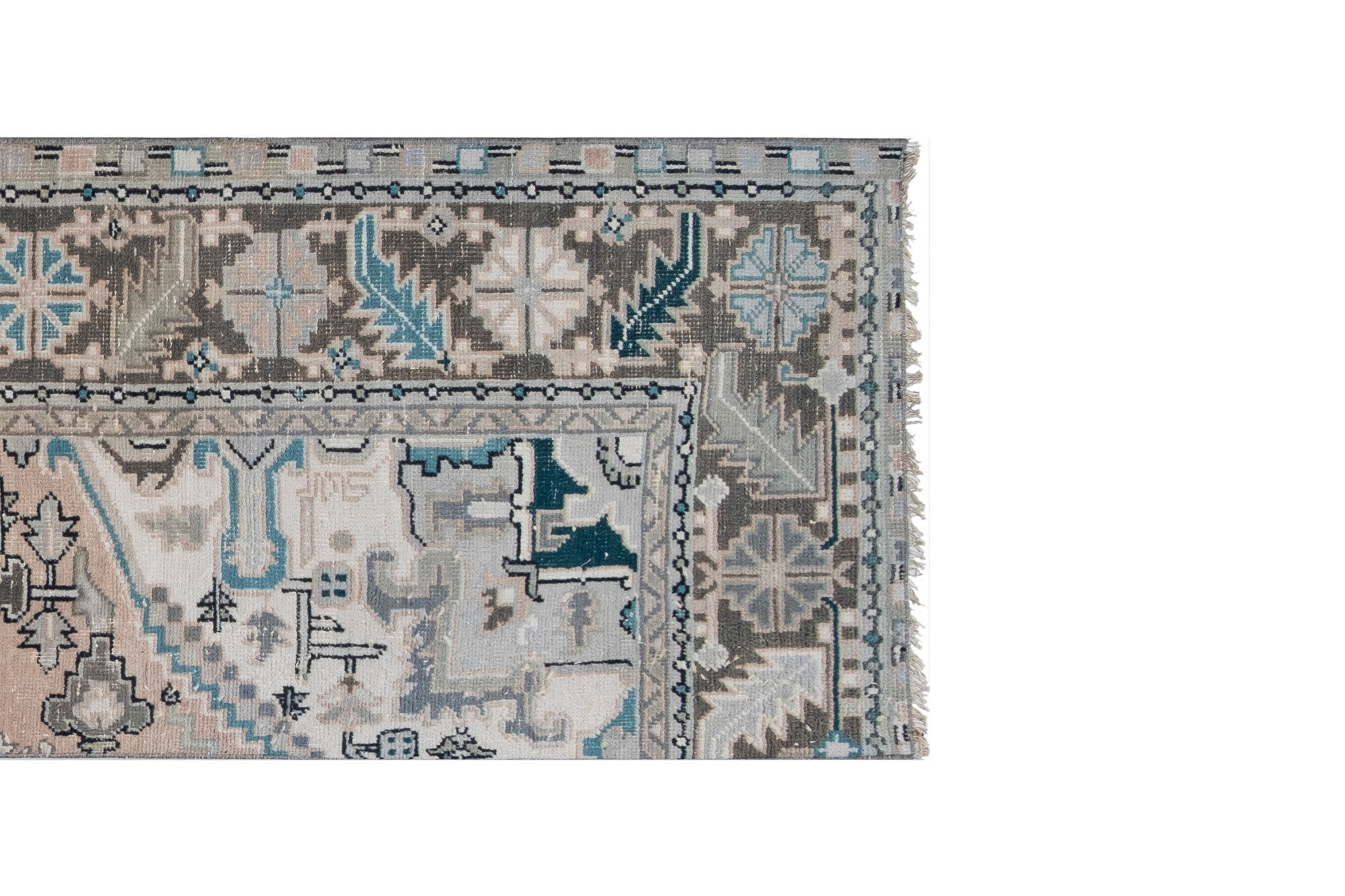 Coureur turc Oushak 74 x 328 cm