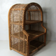 Vintage rattan shelf