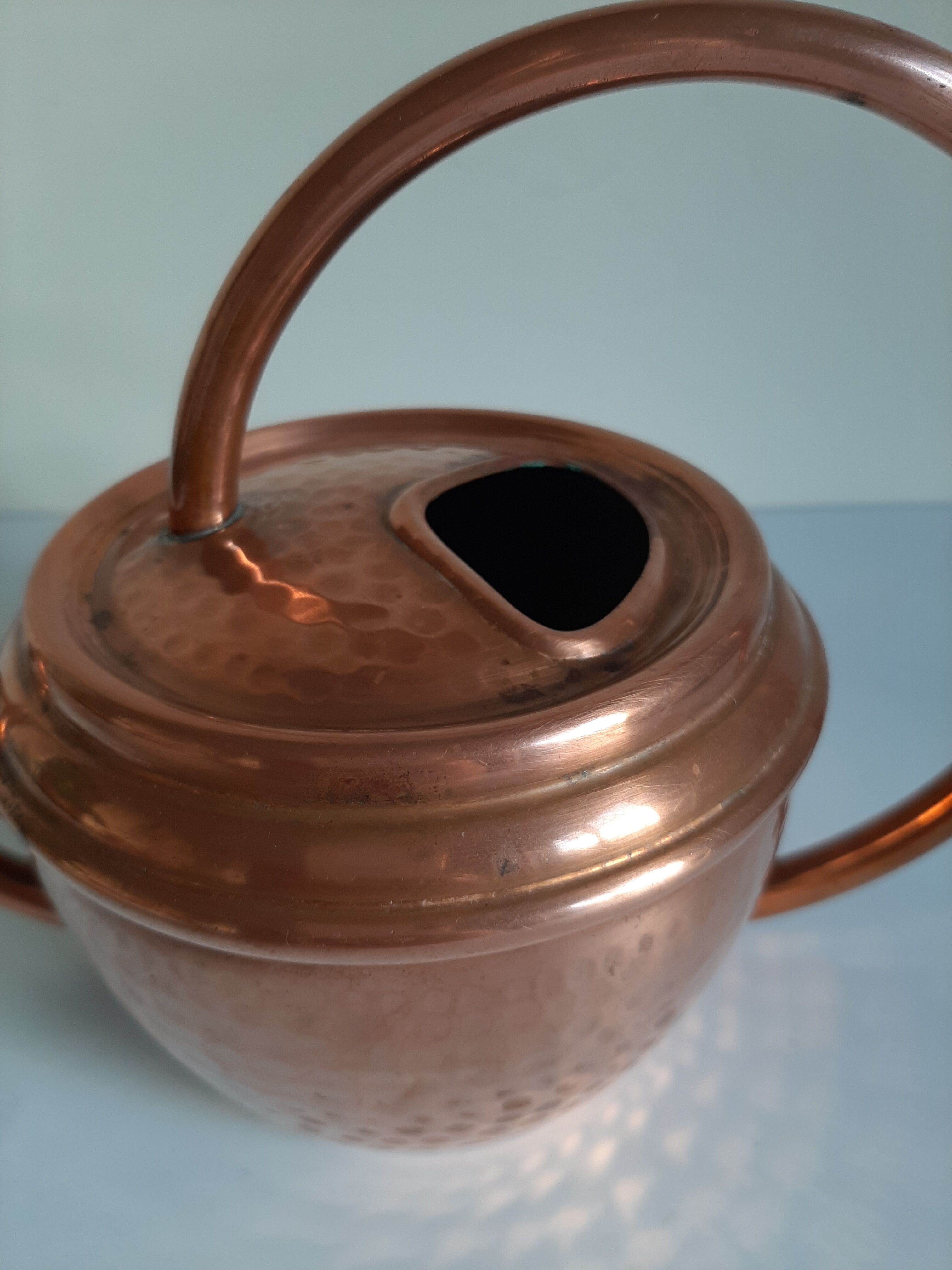 Vintage copper watering can